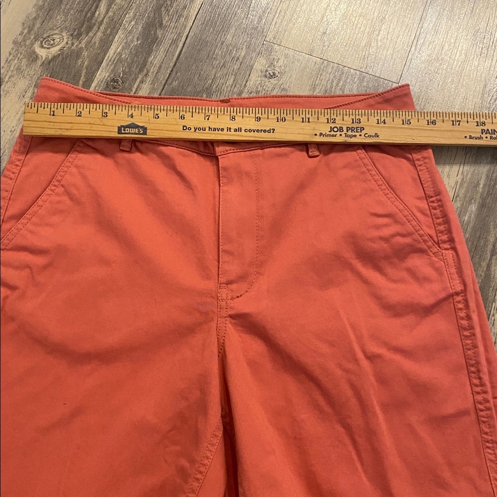 LL Bean Comfort Stretch Chino Bermudas Shorts Sienna Brick Size 10 2025 - Picture 3 of 8